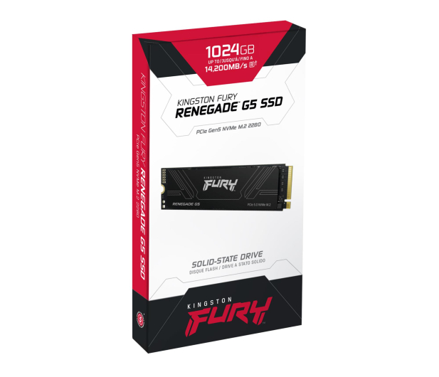 KINGSTON 1TB M.2 PCIe Gen5 NVMe Fury Renegade G5 - 1330533 - zdjęcie 4